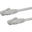 StarTech 1m CAT6 Ethernet Cable - White Snagless Gigabit - 100W PoE UTP 250Mhz Category 6 Patch Cord UL Certified Wiring/TIA