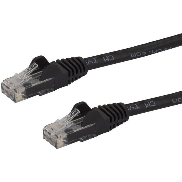 StarTech 5m CAT6 Ethernet Cable - Black Snagless Gigabit - 100W PoE UTP 250Mhz Category 6 Patch Cord UL Certified Wiring/TIA