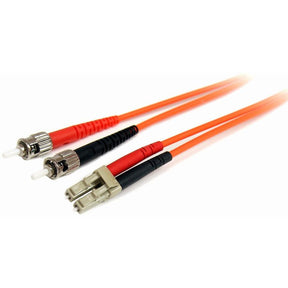 StarTech.com 5m Fiber Optic Cable - Multimode Duplex 62.5/125 LSZH Fiber Jumper Cord - LC/ST