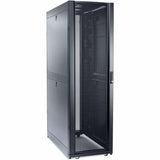 APC by Schneider Electric NetShelter SX 42U Floor Standing Rack Cabinet for Server - 482.60 mm Rack Width - Black