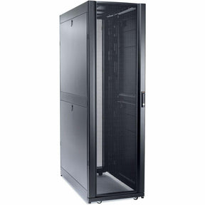 APC by Schneider Electric NetShelter SX 42U Floor Standing Rack Cabinet for Server - 482.60 mm Rack Width - Black