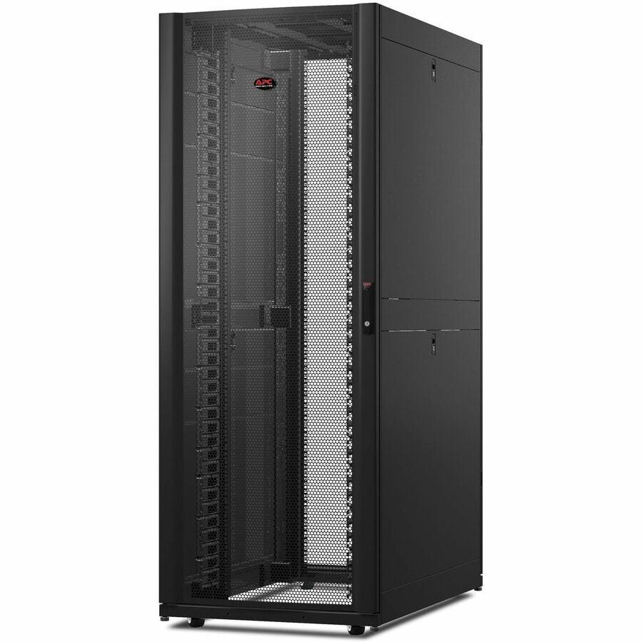 APC by Schneider Electric NetShelter SX 42U Floor Standing Rack Cabinet for Networking, Airflow System - 482.60 mm Rack Width - Black - TAA Compliant