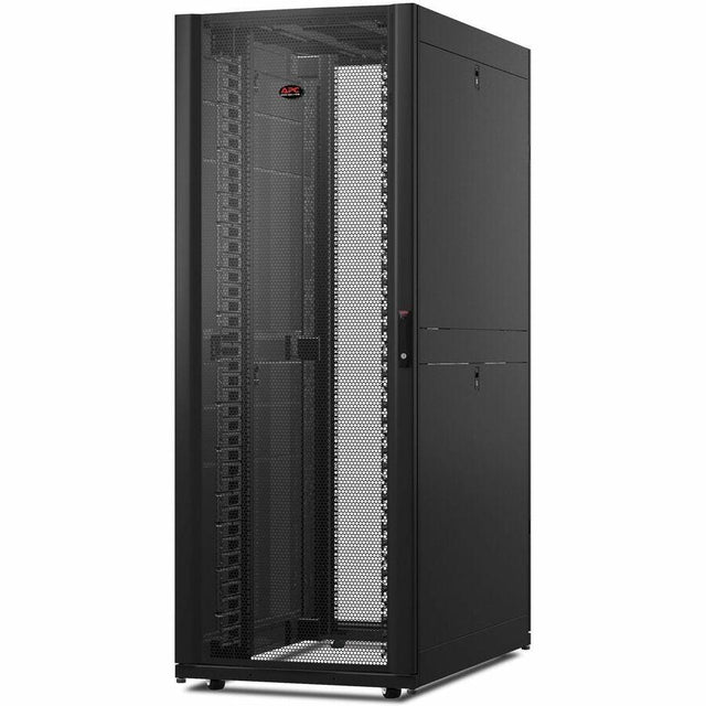 APC by Schneider Electric NetShelter SX 42U Floor Standing Rack Cabinet for Networking, Airflow System - 482.60 mm Rack Width - Black - TAA Compliant
