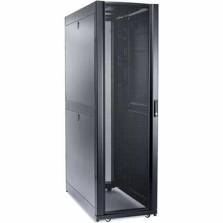 APC by Schneider Electric NetShelter SX 48U Floor Standing Rack Cabinet for Server - 482.60 mm Rack Width - Black - TAA Compliant