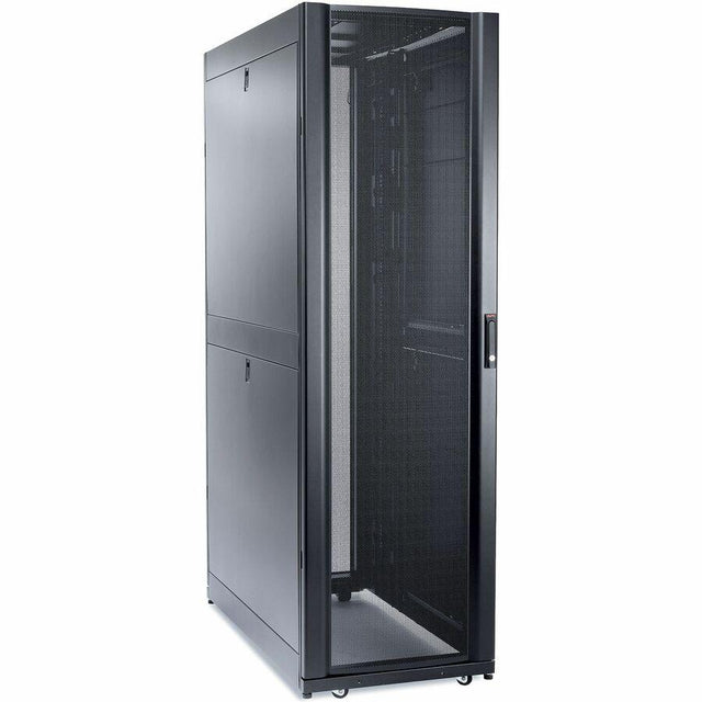 APC by Schneider Electric NetShelter SX 48U Floor Standing Rack Cabinet for Server - 482.60 mm Rack Width - Black - TAA Compliant