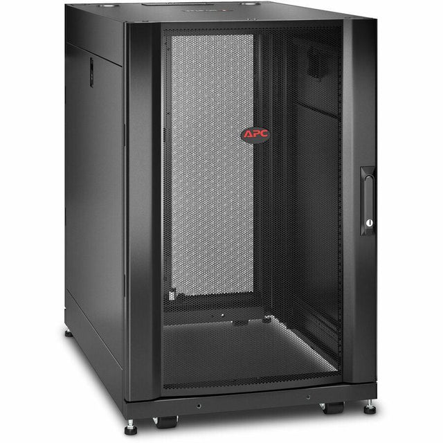 APC by Schneider Electric NetShelter SX 18U Floor Standing Rack Cabinet for Server, Storage - 482.60 mm Rack Width x 755.65 mm Rack Depth - Black - TAA Compliant