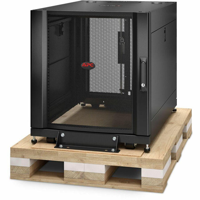 APC by Schneider Electric NetShelter SX 12U Floor Standing Rack Cabinet for Server, Storage - 482.60 mm Rack Width x 755.65 mm Rack Depth - Black - TAA Compliant