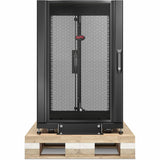 APC by Schneider Electric NetShelter SX 18U Floor Standing Rack Cabinet for Server, Storage - 482.60 mm Rack Width x 755.65 mm Rack Depth - Black - TAA Compliant