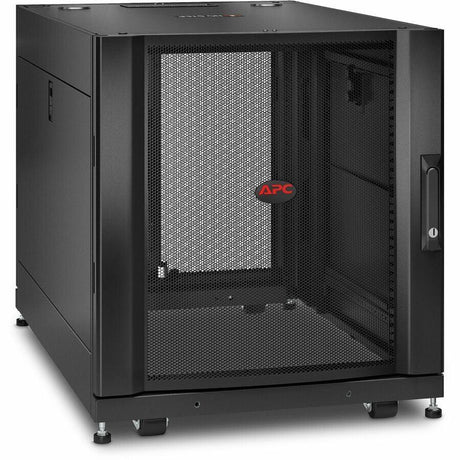 APC by Schneider Electric NetShelter SX 12U Floor Standing Rack Cabinet for Server, Storage - 482.60 mm Rack Width x 755.65 mm Rack Depth - Black - TAA Compliant