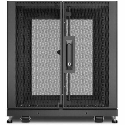 APC by Schneider Electric NetShelter SX 18U Floor Standing Rack Cabinet for Server, Storage - 482.60 mm Rack Width x 920.75 mm Rack Depth - Black - TAA Compliant