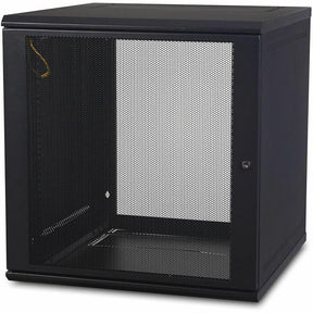 APC by Schneider Electric NetShelter WX AR112 12U Wall Mountable Rack Cabinet for LAN Switch, Patch Panel - 482.60 mm Rack Width x 528 mm Rack Depth - Black