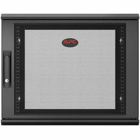APC by Schneider Electric NetShelter WX 9U Wall Mountable Rack Cabinet for Networking, Airflow System - 482.60 mm Rack Width x 528 mm Rack Depth - Black