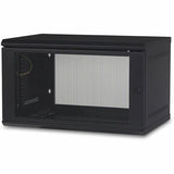 APC by Schneider Electric NetShelter WX AR106 6U Wall Mountable Rack Cabinet for Server, LAN Switch - 482.60 mm Rack Width x 329 mm Rack Depth - Black