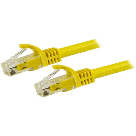 StarTech 1.5m CAT6 Ethernet Cable - Yellow Snagless Gigabit - 100W PoE UTP 250Mhz Category 6 Patch Cord UL Certified Wiring/TIA