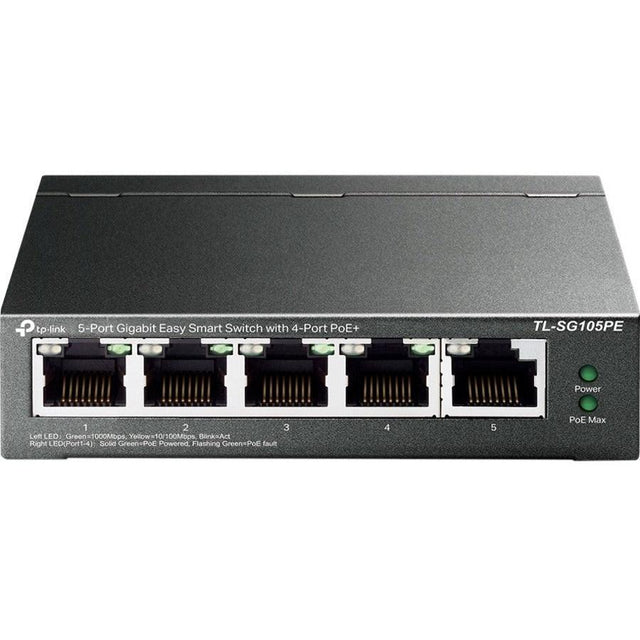 TP-Link TL-SG105PE 5 Ports Ethernet Switch - Gigabit Ethernet - 10/100/1000Base-T