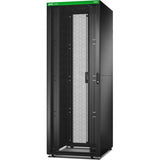 APC by Schneider Electric Easy 48U Floor Standing Enclosed Cabinet Rack Cabinet - 482.60 mm Rack Width x 838.20 mm Rack Depth - Black