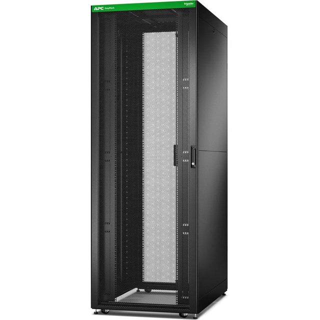 APC by Schneider Electric Easy 48U Floor Standing Enclosed Cabinet Rack Cabinet - 482.60 mm Rack Width x 939.80 mm Rack Depth - Black