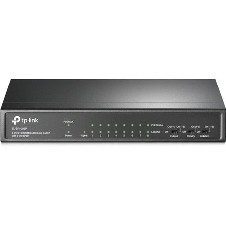 TP-Link TL-SF1009P 9 Ports Ethernet Switch - Fast Ethernet - 10/100Base-T