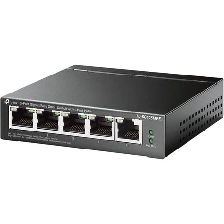TP-Link EasySmart TL-SG105MPE 5 Ports Ethernet Switch - Gigabit Ethernet - 10/100/1000Base-T