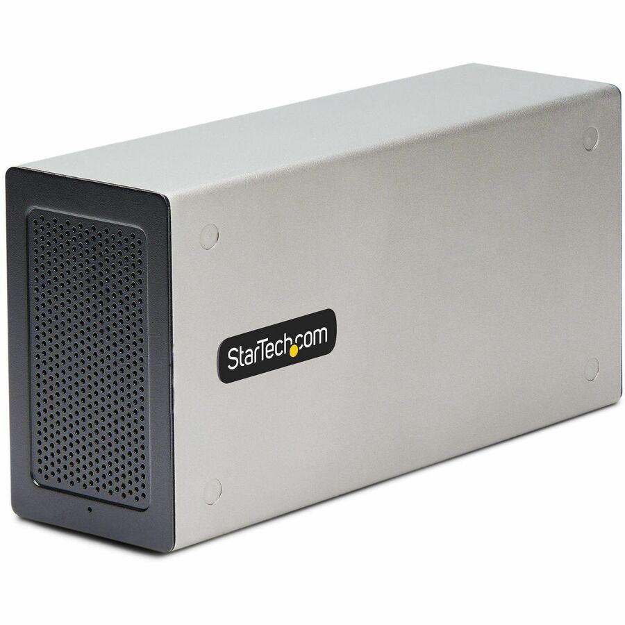 StarTech.com Thunderbolt 3 PCIe Expansion Chassis, Enclosure Box w/Dual PCI-E Slots, External PCIe Slots, 8K/4K Output Via TB3/DP 1.4, TAA