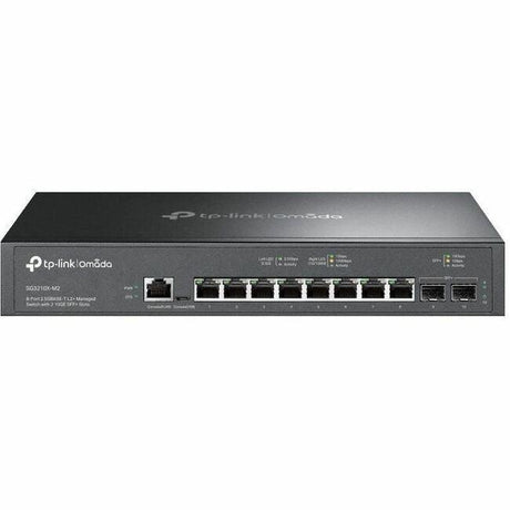 Omada 8 Ports Manageable Ethernet Switch - 2.5 Gigabit Ethernet, 10 Gigabit Ethernet - 2.5GBase-T, 10GBase-X