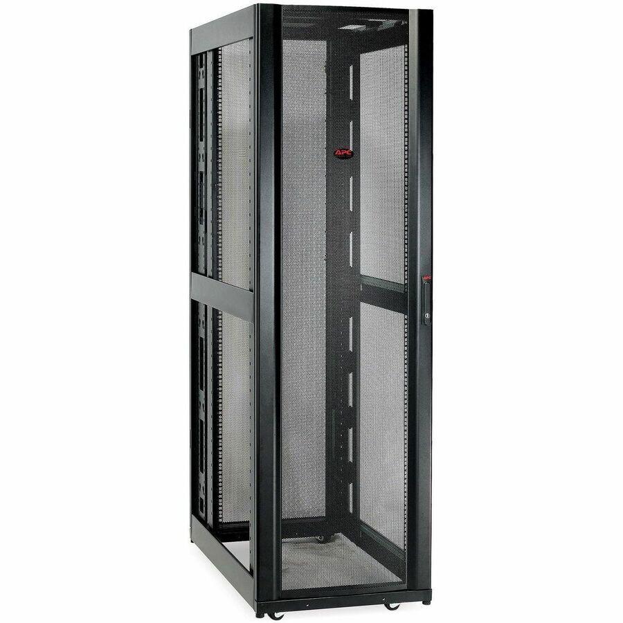 APC by Schneider Electric NetShelter SX 42U Rack Frame for Server, Networking, Equipment, Data Center - 482.60 mm Rack Width x 1048 mm Rack Depth - Black