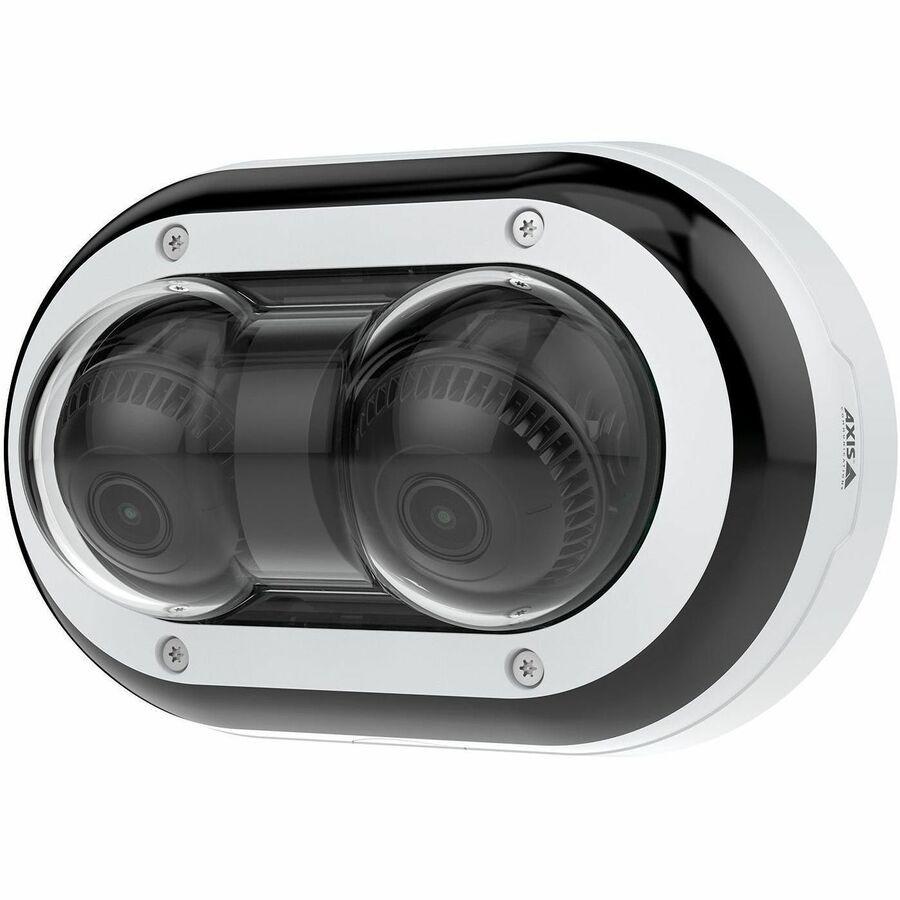 AXIS P4708-PLVE 8 Megapixel Outdoor 4K Network Camera - Colour - Dome - Black - TAA Compliant