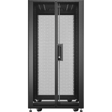APC by Schneider Electric ER6402 24U Floor Standing Enclosed Cabinet Rack Cabinet - 482.60 mm Rack Width x 838.20 mm Rack Depth - Black