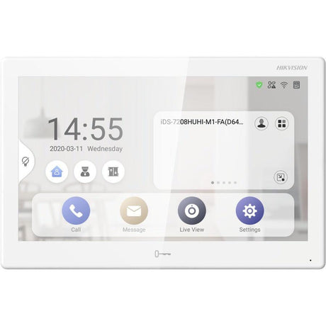 Hikvision DS-KH9510-WTE1 25.7 cm (10.1") Video Door Phone Master Station