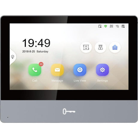Hikvision DS-KH8350-WTE1 17.8 cm (7") Video Door Phone Master Station