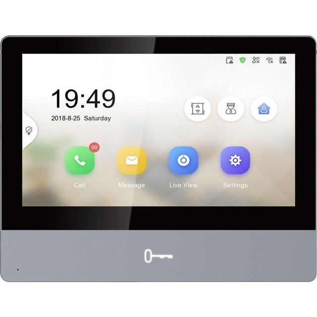 Hikvision DS-KH8350-WTE1 17.8 cm (7") Video Door Phone Master Station