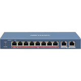 Hikvision Pro DS-3E0310HP-E 8 Ports Ethernet Switch - Fast Ethernet, Gigabit Ethernet - 100Base-T, 10/100/1000Base-T
