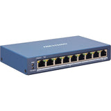 Hikvision Pro DS-3E1309P-EI 8 Ports Manageable Ethernet Switch - Fast Ethernet, Gigabit Ethernet - 100Base-T, 1000Base-T