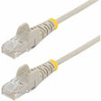 StarTech 5m Gray Slim CAT6 Ethernet Cable, Snagless RJ45, UTP, LSZH, 28AWG Pure Bare Copper, Slim Network Patch Cord