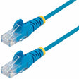 StarTech 7m Blue Slim CAT6 Ethernet Cable, Snagless RJ45, UTP, LSZH, 28AWG Pure Bare Copper, Slim Network Patch Cord