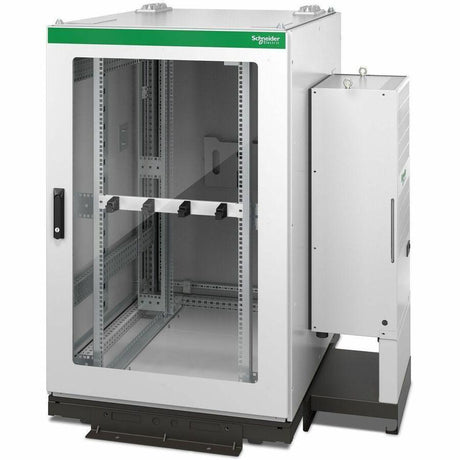Schneider Electric EcoStruxure 24U Enclosed Cabinet Rack Cabinet for Data Center, Panel, IT Equipment850 mm Rack Depth