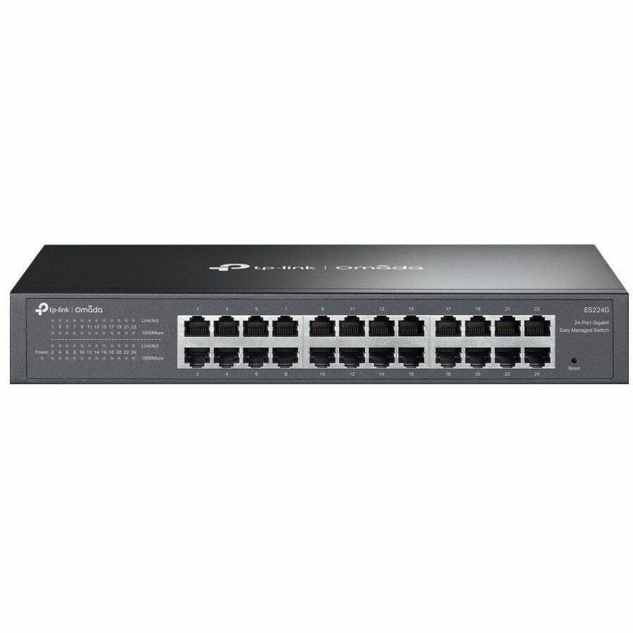 Omada ES224G 24 Ports Manageable Ethernet Switch - Gigabit Ethernet - 10/100/1000Base-T