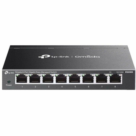 Omada ES208G 8 Ports Manageable Ethernet Switch - Gigabit Ethernet - 10/100/1000Base-T