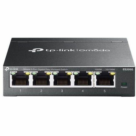 Omada ES205G 5 Ports Manageable Ethernet Switch - Gigabit Ethernet - 10/100/1000Base-T