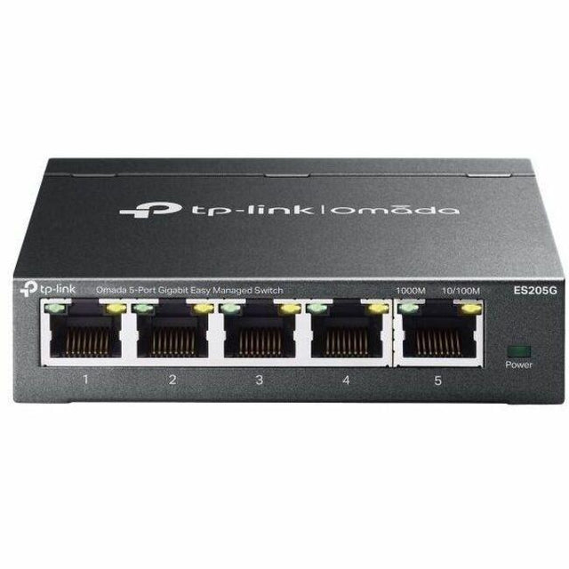 Omada ES205G 5 Ports Manageable Ethernet Switch - Gigabit Ethernet - 10/100/1000Base-T