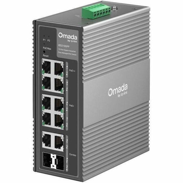 Omada IES210GPP 10 Ports Manageable Ethernet Switch - Gigabit Ethernet - 1000Base-T, 1000Base-X