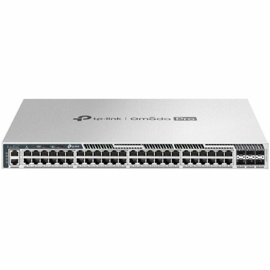 Omada Pro S6500-48M6Y 48 Ports Manageable Ethernet Switch - Fast Ethernet, Gigabit Ethernet, 10 Gigabit Ethernet, 25 Gigabit Ethernet - 100/1000Base-T, 2.5GBase-T, 1000Base-X, 10GBase-X, 2.5GBase-X - Grey