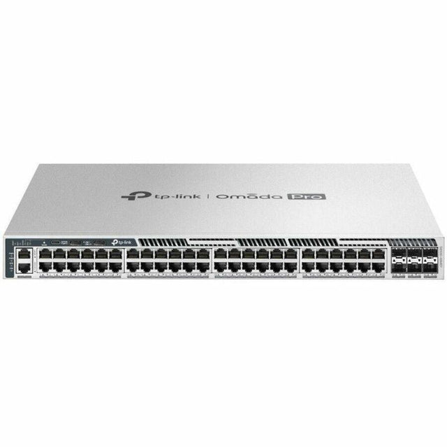 Omada Pro S6500-48M6Y 48 Ports Manageable Ethernet Switch - Fast Ethernet, Gigabit Ethernet, 10 Gigabit Ethernet, 25 Gigabit Ethernet - 100/1000Base-T, 2.5GBase-T, 1000Base-X, 10GBase-X, 2.5GBase-X - Grey