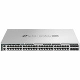 Omada S6500-48GP6XF 48 Ports Manageable Ethernet Switch - Gigabit Ethernet, 10 Gigabit Ethernet - 10/100/1000Base-T, 1000Base-X, 10GBase-X - Grey