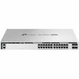 Omada S6500-24G4XF 24 Ports Manageable Ethernet Switch - Gigabit Ethernet, 10 Gigabit Ethernet - 10/100/1000Base-T, 1000Base-X, 10GBase-X - Grey