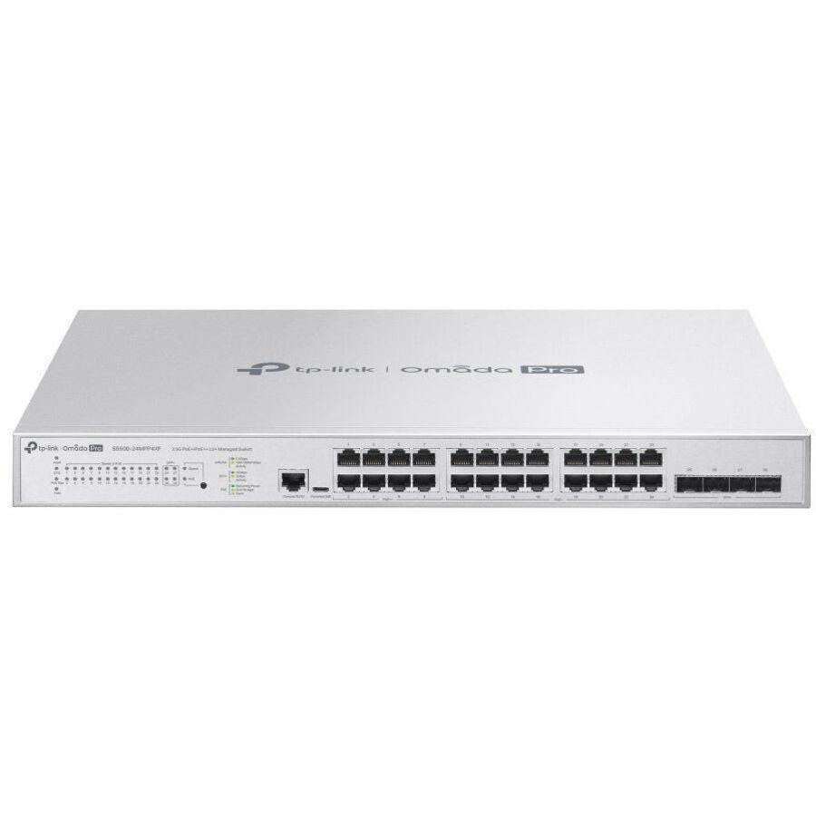 TP-Link Omada Pro S5500-24MPP4XF 24 Ports Manageable Ethernet Switch - Gigabit Ethernet, 10 Gigabit Ethernet - 1000Base-T, 10GBase-X