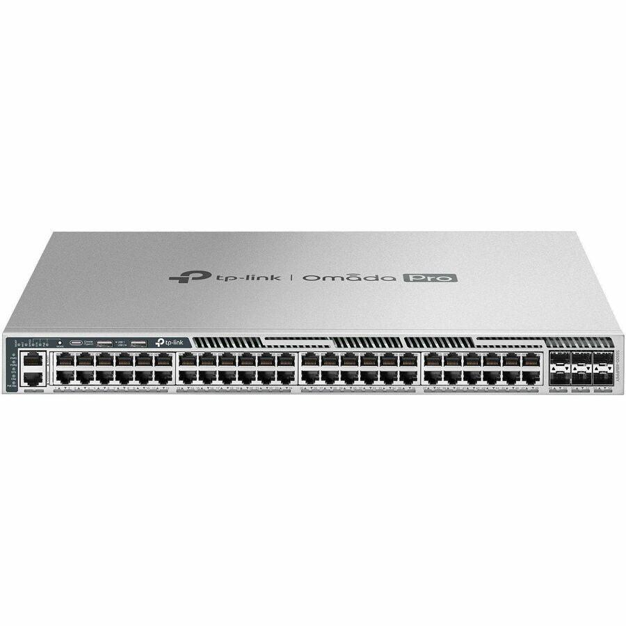 Omada S6500-48MPP6Y 48 Ports Manageable Ethernet Switch - 2.5 Gigabit Ethernet, 25 Gigabit Ethernet - 2.5GBase-T, 25GBase-X - Grey