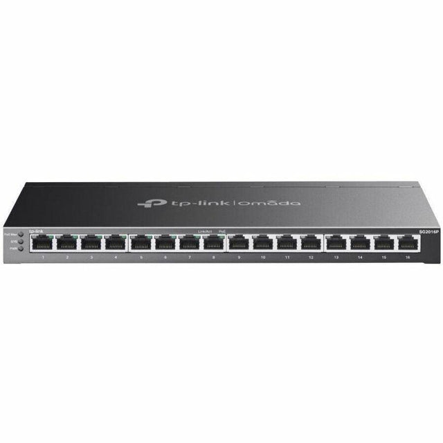 Omada SG2016P 16 Ports Manageable Ethernet Switch - Gigabit Ethernet - 10/100/1000Base-T