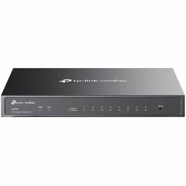 TP-Link Omada SG2008 8 Ports Manageable Ethernet Switch - Gigabit Ethernet - 10/100/1000Base-T