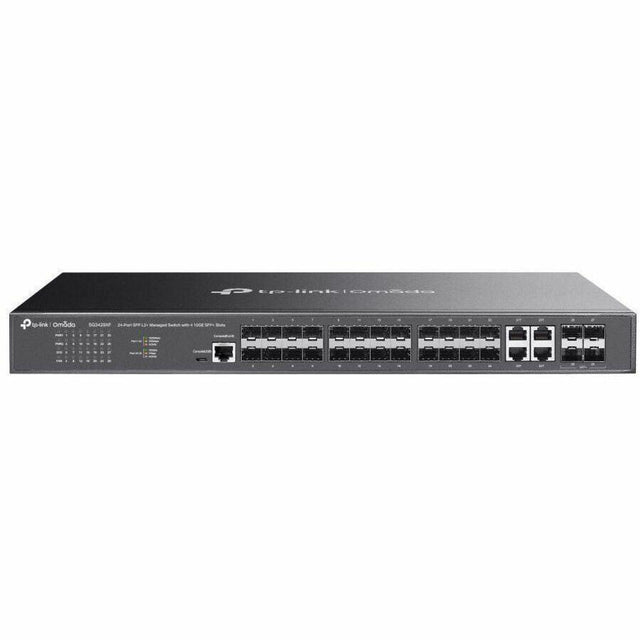 Omada JetStream SG3428XF 4 Ports Manageable Ethernet Switch - Gigabit Ethernet, 10 Gigabit Ethernet - 10GBase-X, 10/100/1000Base-T